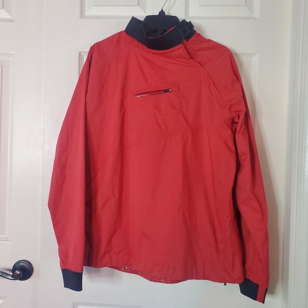 Columbia Titanium OMNIHEAT High Collar Waterproof Pullover Jacket Pocket Large